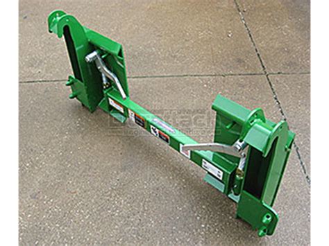 install skid steer adapter on john deere loader|loader quick hitch adapter.